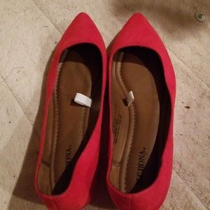 Red Flats Casual or Dressy!